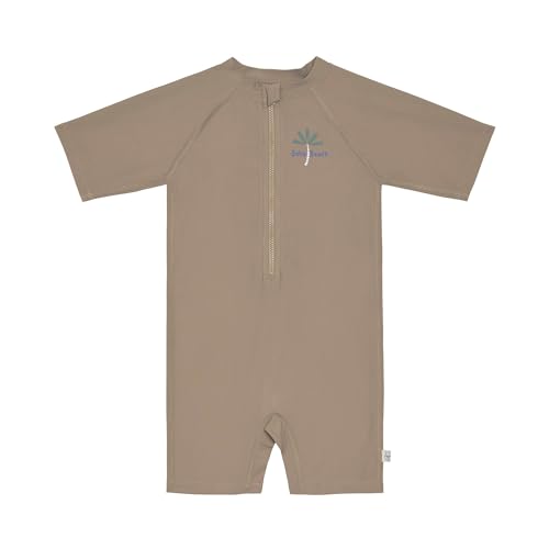 LÄSSIG Unisex Baby Schwimmanzug Kurzarm Badeanzug, Chocobraun, 19-24 Monate EU von LÄSSIG