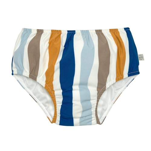 LÄSSIG Baby-und Kleinkind-Schwimmwindel Badewindel Badehose mit Windel mit UV-Schutz Waves blue/nature 19-24 Monate von LÄSSIG