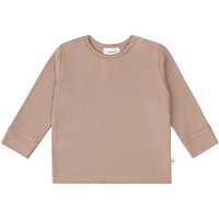 LÄSSIG Baby Langarmshirt gerippt braun von LÄSSIG