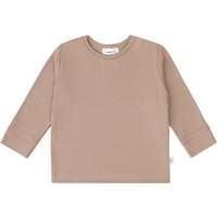 LÄSSIG Baby Langarmshirt gerippt braun von LÄSSIG