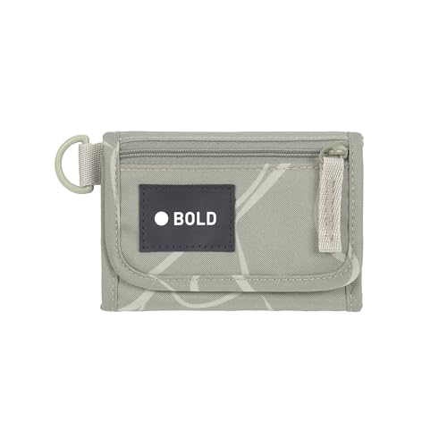 BOLD Lässig Kinder Geldbeutel mit Klettverschluss und transparenten Sichtfenster/School Wallet Bold Curve sage von LÄSSIG