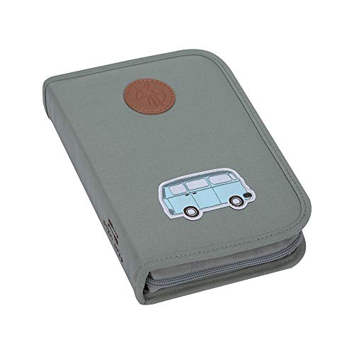 LÄSSIG Federmäppchen Schüleretui Mädchen Junge Federtasche Stifteetui befüllt mit Städler Stiften/Pencil Case Big Adventure Bus, 20 cm von LÄSSIG