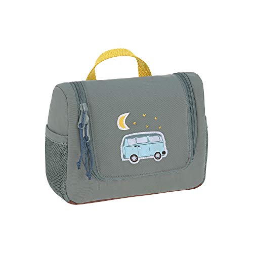 LÄSSIG Kinder Kulturtasche Waschbeutel Waschtasche Kulturbeutel zum Hängen, 20 cm/Mini Washbag Adventure Bus von LÄSSIG