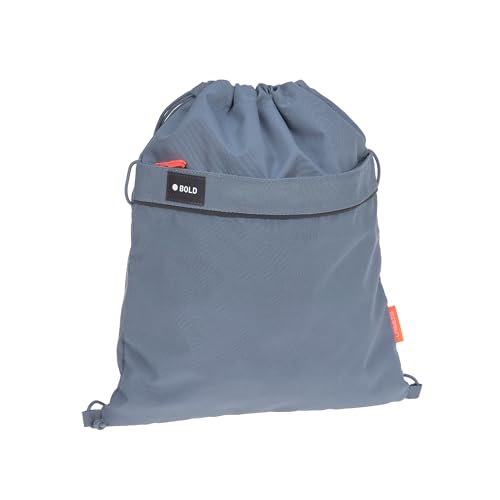 Bold Lässig Kinder Turnbeutel Sportbeutel mit Rucksackfunktion/School String Bag Bold Blue von LÄSSIG