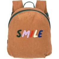 LÄSSIG Kindergartenrucksack Cord Little Gang - Smile, Karamell von LÄSSIG