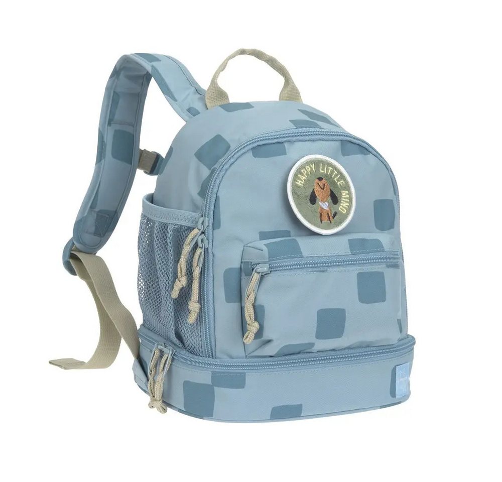 LÄSSIG Kinderrucksack Mini Backpack Pattern Party blue von LÄSSIG