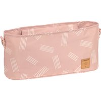 LÄSSIG Organizer für Kinderwagen Soft Stripes rose von LÄSSIG