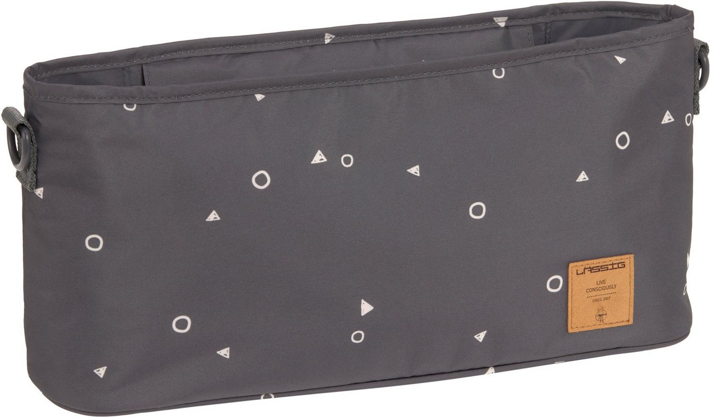 LÄSSIG Kinderwagen-Tasche Casual, Buggy Organizer, Universe Anthracite, für Kinderwagen oder Buggy, PETA-approved vegan von LÄSSIG