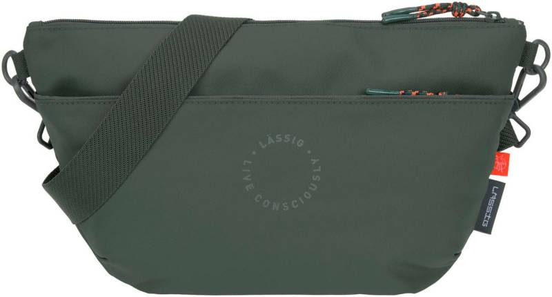 LÄSSIG Kinderwagen-Tasche Green Label, Buggy Bum Bag, dark olive, mit Kinderwagenbefestigung von LÄSSIG