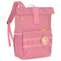 LÄSSIG Medium Rolltop Rucksack Pink von LÄSSIG