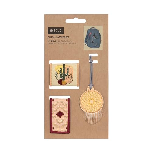 LÄSSIG Mehrfarbig Unisex Kinder Reisezubehör- Gepäckanhänger Patches M von LÄSSIG