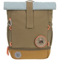 LÄSSIG Mini Rolltop Backpack, Nature olive von LÄSSIG