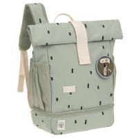 LÄSSIG Mini Rolltop Rucksack Happy Prints Light Olive von LÄSSIG