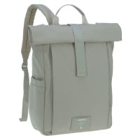 LÄSSIG Rolltop Up Wickelrucksack Silver Green von LÄSSIG