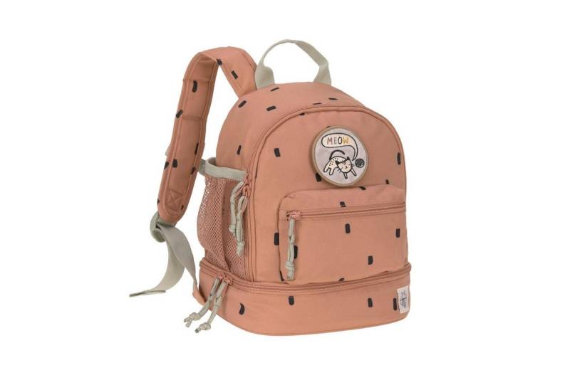 LÄSSIG Rucksack Lässig Kindergartenrucksack - Mini Backpack, Happy Prints caramel von LÄSSIG