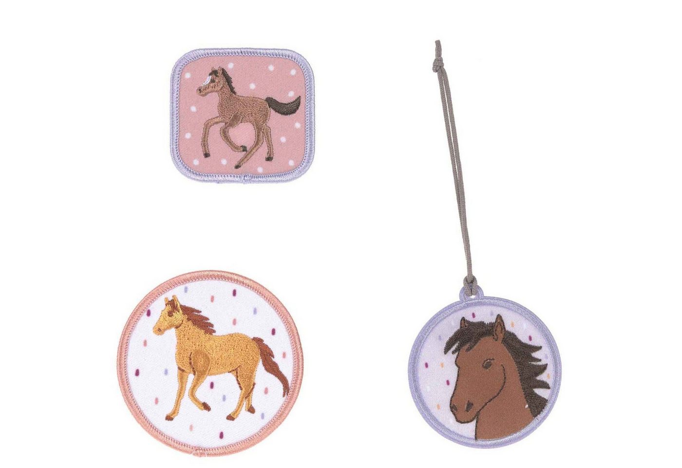 LÄSSIG Schulranzen LÃ¤ssig ZubehÃ¶r School Patches Set - AnhÃ¤nger/Patches von LÄSSIG