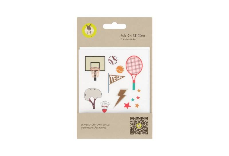 LÄSSIG Schulrucksack Lässig Transfer Sticker (3 Stk) - Rub on, Sport von LÄSSIG