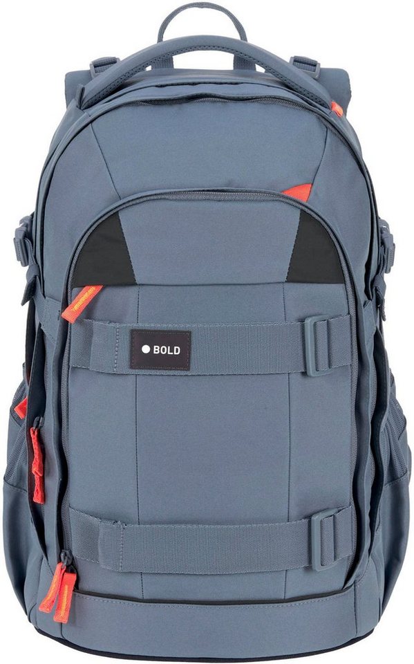 LÄSSIG Schulrucksack Origin Bold, blue, aus recyceltem Material von LÄSSIG