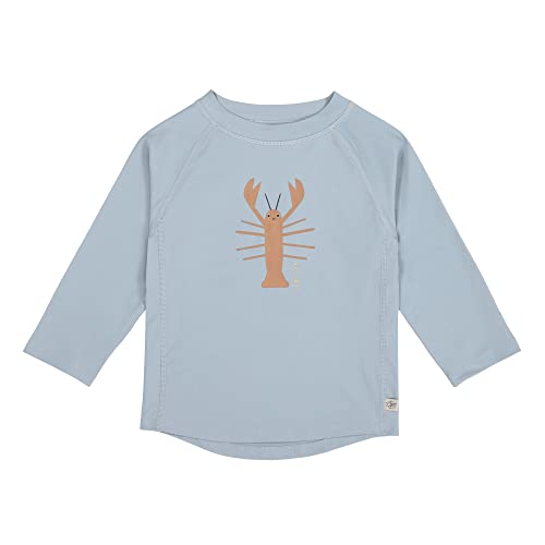 LÄSSIG Schwimmshirt Badeshirt Langarm Splash & Fun Crayfish Light Blue, 19-24 Monate Gr. 92 von LÄSSIG