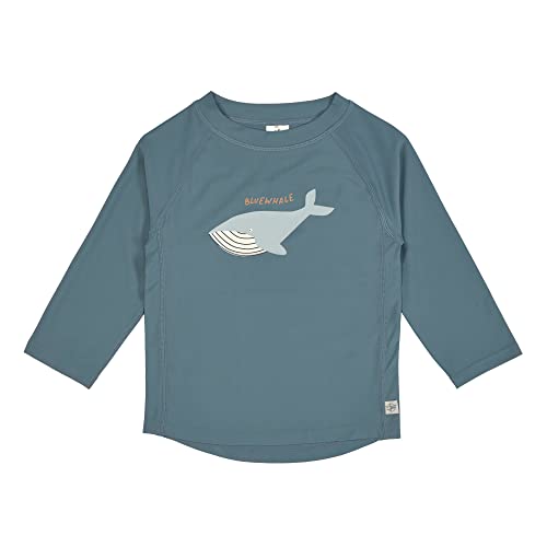 LÄSSIG Schwimmshirt Badeshirt Langarm Splash & Fun Whale Blue, 03-06 Monate Gr. 62/68 von LÄSSIG