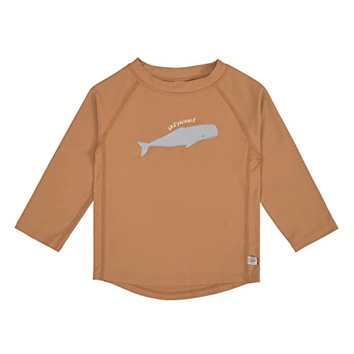 LÄSSIG Schwimmshirt Badeshirt Langarm Splash & Fun Whale Caramel, 03-06 Monate Gr. 62/68 von LÄSSIG