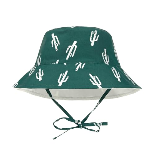 LÄSSIG Splash & Fun Sun Protection Sonnenhut beidseitig verwendbar (DE/NL/SE/PL, Numerisch, 50, 51, Cactus Green) von LÄSSIG