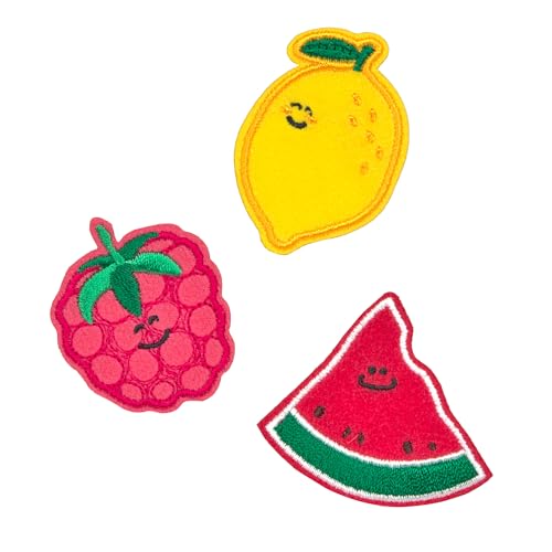 LÄSSIG Textilsticker selbstklebend/Textile Woven Sticker Fruits von LÄSSIG