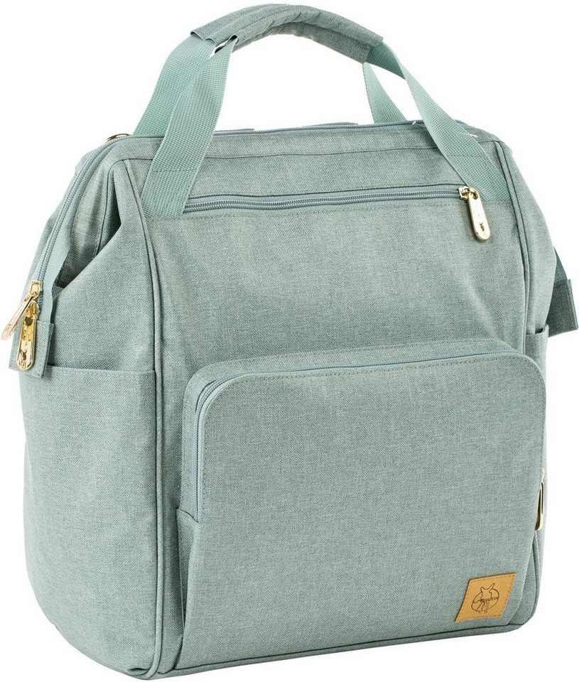 LÄSSIG Wickelrucksack Glam, Goldie, Backpack mint, PETA-approved vegan von LÄSSIG