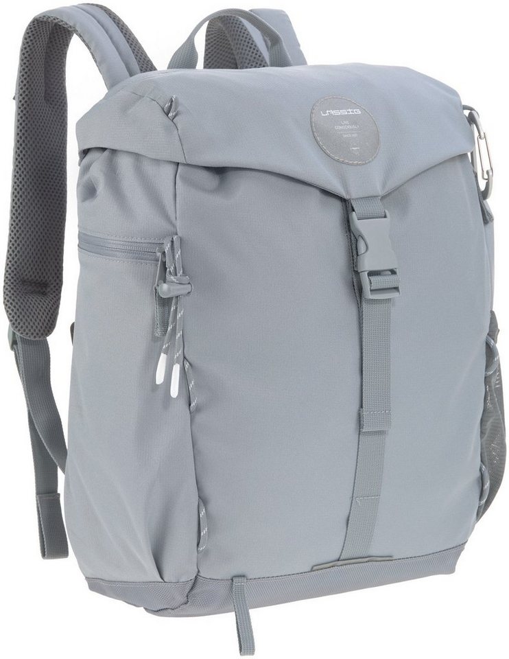 LÄSSIG Wickelrucksack Green Label, Outdoor, Grey, PETA-approved vegan, zum Teil aus recyceltem Material von LÄSSIG