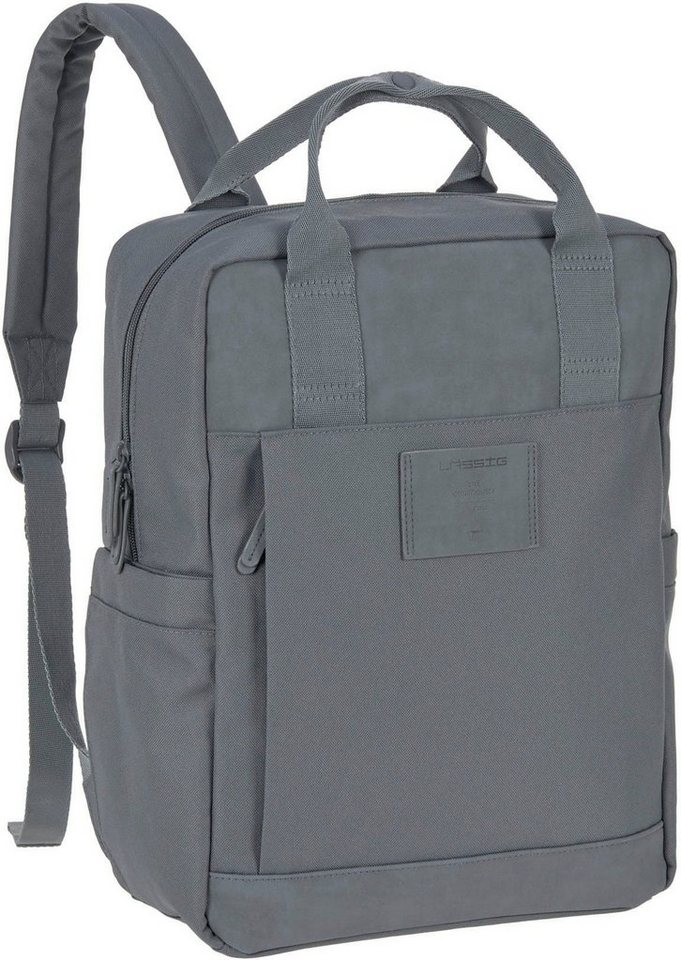 LÄSSIG Wickelrucksack Green Label, Vividal, anthracite, zum Teil aus recyceltem Material von LÄSSIG