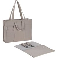 LÄSSIG Wickeltasche GRE Tote up Bag taupe von LÄSSIG