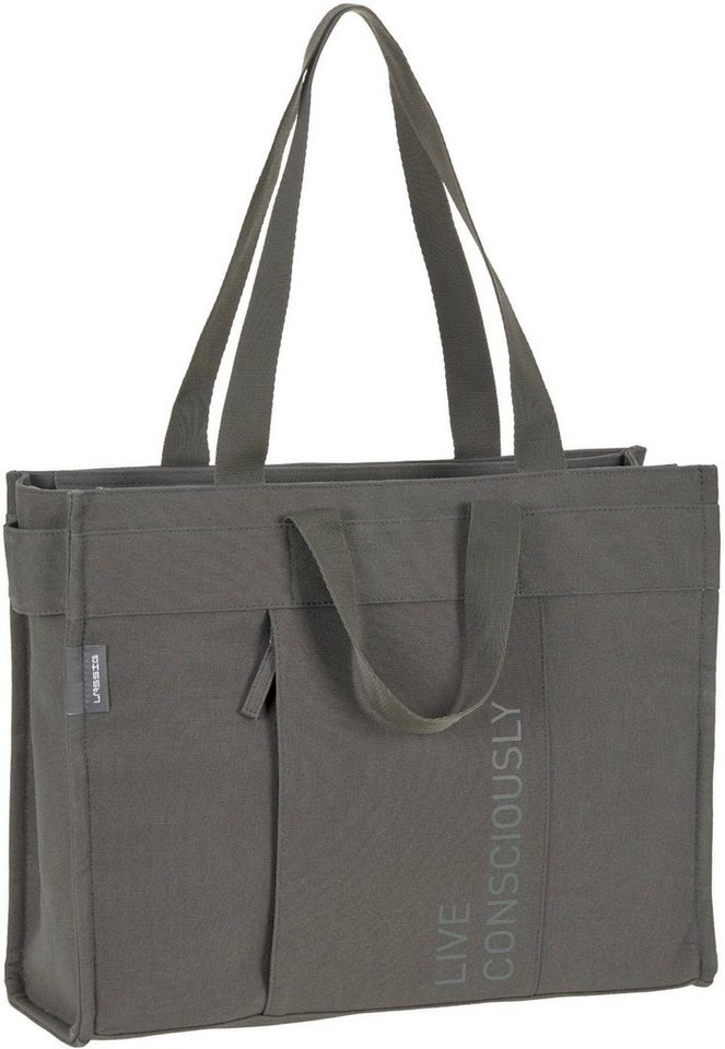 LÄSSIG Wickeltasche Green Label, Tote Up Bag, anthracite von LÄSSIG