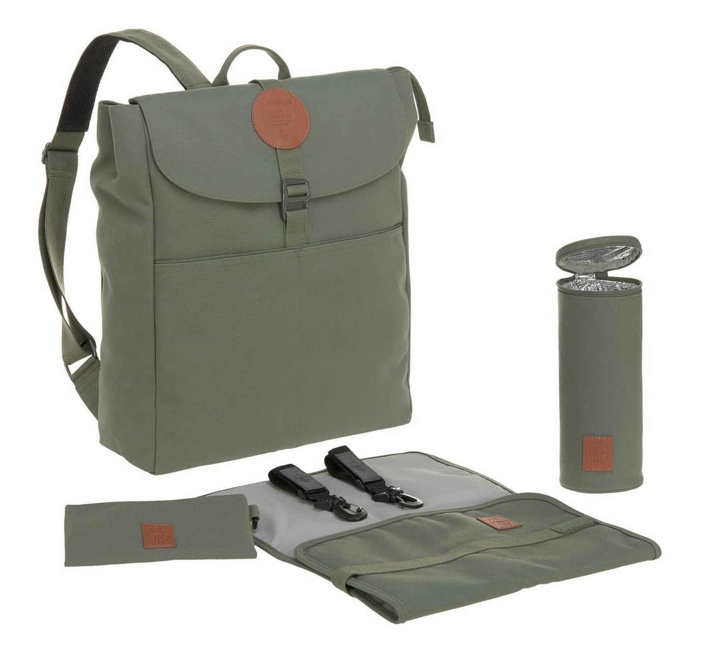 LÄSSIG Wickeltasche Green Label (Set, 4-tlg) von LÄSSIG