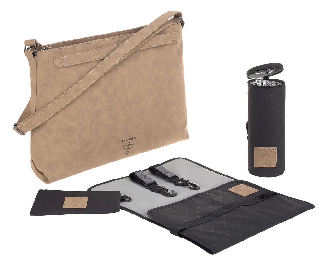 LÄSSIG Wickeltasche Tender (Set, 4-tlg) von LÄSSIG