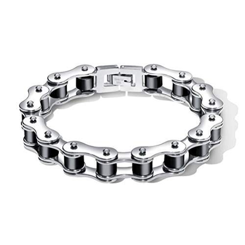 LAFATINA Edelstahl Gliederarmband für Herren Vatertag, 8 inches, Metall LAFATINA Edelstahl Gliederarmband für Herren Vatertag, 8 inches, Metall von LAFATINA