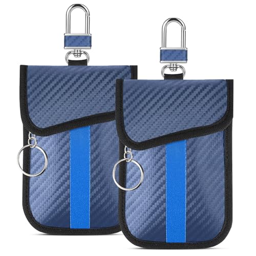 LAFEGIFT Keyless Go Schutz, 2 Stück Autoschlüssel Schutz Keyless, RFID Blocker Autoschlüssel Tasche für alle KFZ aus EU, Amerika und Asien LAFEGIFT Keyless Go Schutz, 2 Stück Autoschlüssel Schutz Keyless, RFID Blocker Autoschlüssel Tasche für alle KFZ aus EU, Amerika und Asien von LAFEGIFT