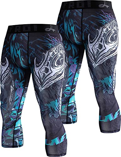 LAFROI Men's 2-Pack Compression Fit 3/4 Tights Leggings with Pcoket/Non-Pocket-YSK10 Commander Size XXL LAFROI Men's 2-Pack Compression Fit 3/4 Tights Leggings with Pcoket/Non-Pocket-YSK10 Commander Size XXL von LAFROI