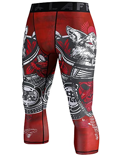 LAFROI Men's Compression Fit 3/4 Tights Leggings with Pcoket/Non-Pocket-YSK10 Warrior Size MD LAFROI Men's Compression Fit 3/4 Tights Leggings with Pcoket/Non-Pocket-YSK10 Warrior Size MD von LAFROI