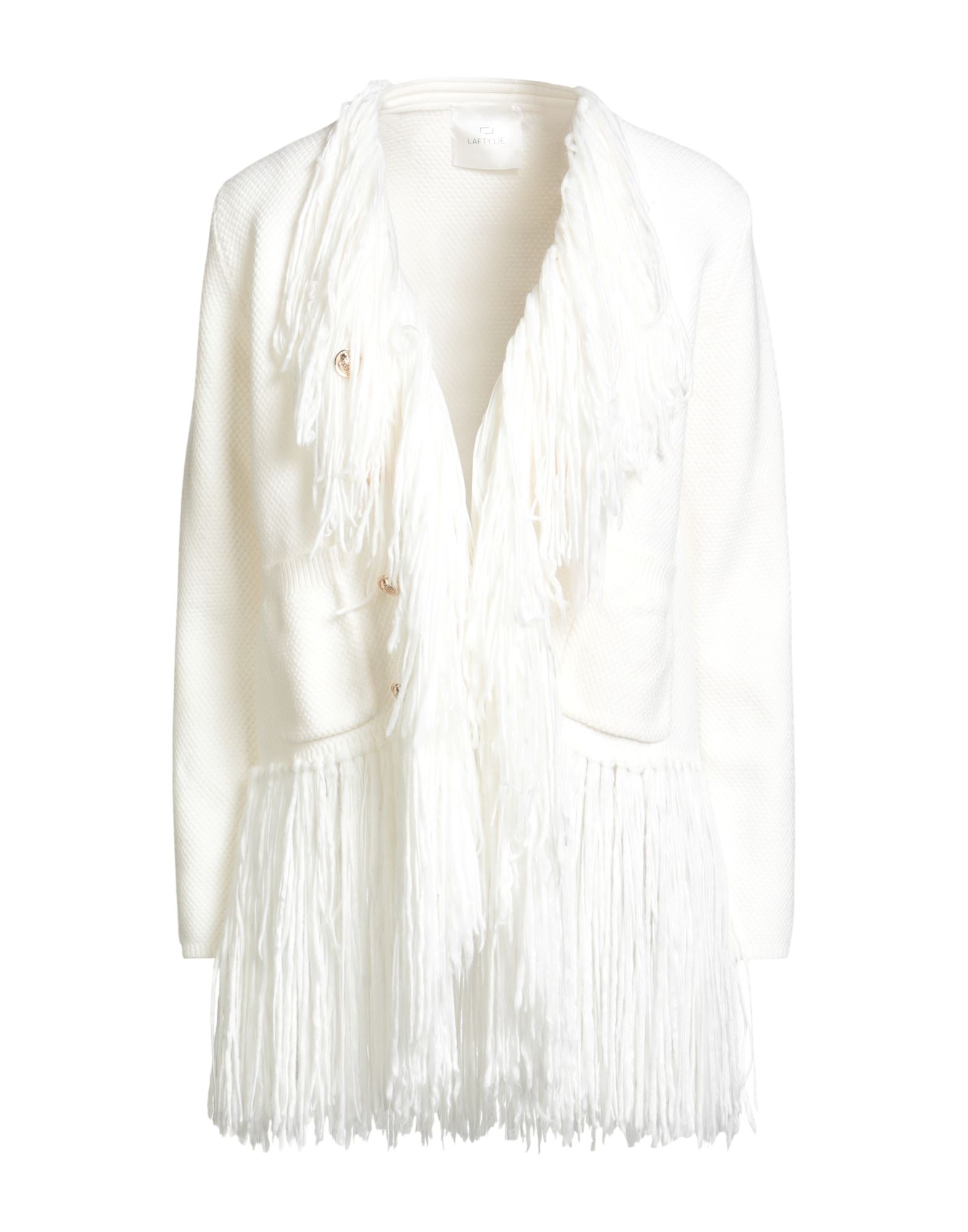 LAFTY LIE Strickjacke Damen Weiß von LAFTY LIE