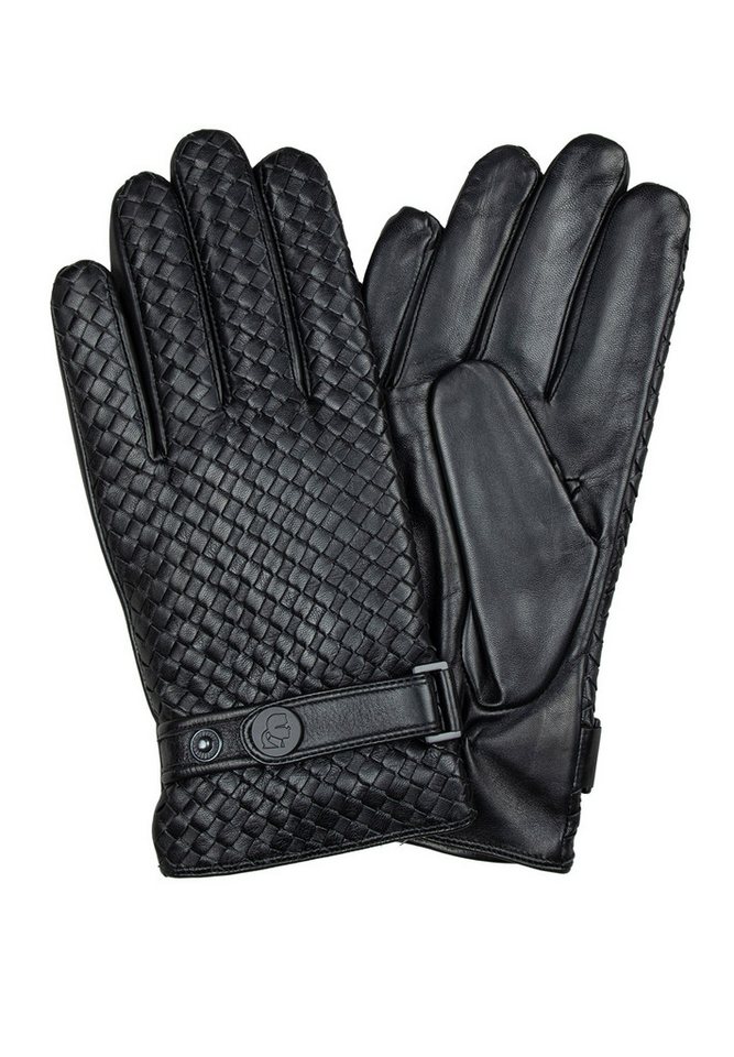 LAGERFELD Lederhandschuhe aus Ziegenleder (1-St) von LAGERFELD