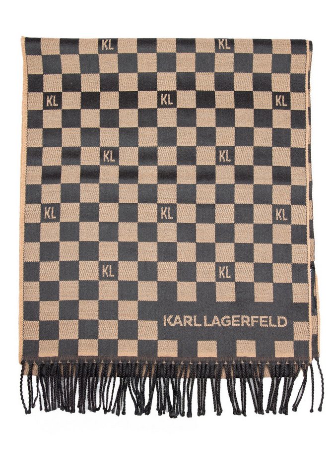 LAGERFELD Schal mit Fransen, (keine Angabe, 1-St. keine Angabe) von LAGERFELD
