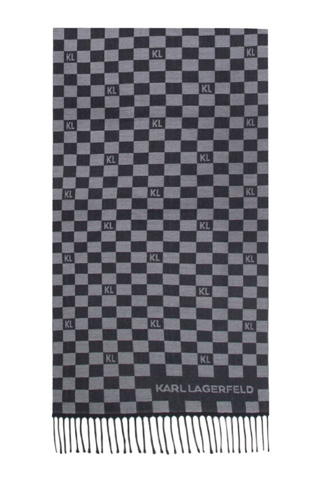 LAGERFELD Schal mit Fransen, (keine Angabe, 1-St. keine Angabe) von LAGERFELD