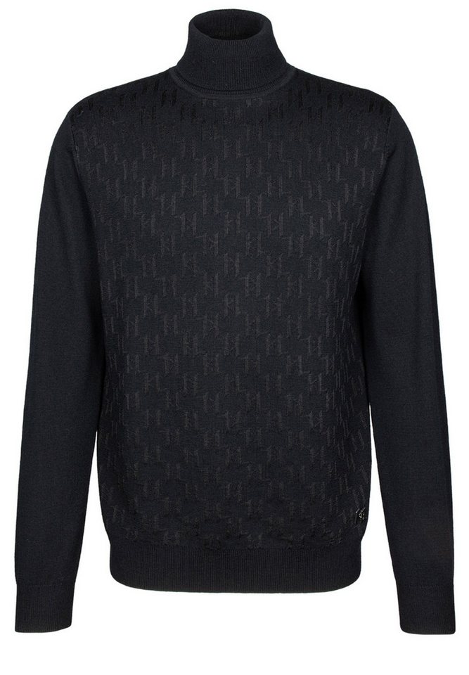 LAGERFELD Strickpullover mit Logo-Muster (1-tlg) von LAGERFELD