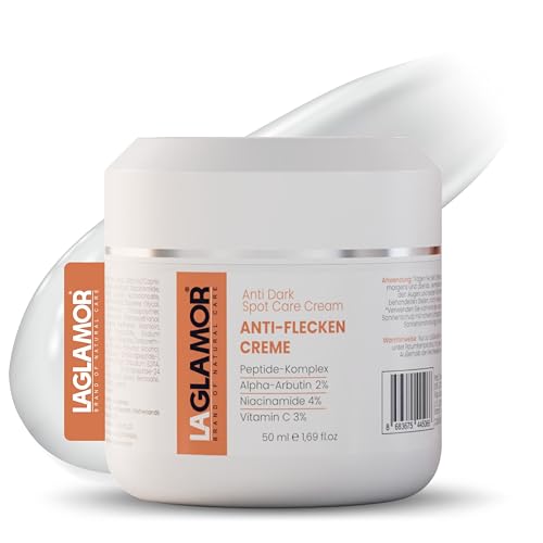 Laglamor Anti Flecken Creme, Morgen & Nacht, Pigmentflecken Entferner Gesicht für Frauen und Männer, Gesichtspflege gegen Anti Pickel mit Aloa Vera Vitamin C und Niacinamide, 50ml Laglamor Anti Flecken Creme, Morgen & Nacht, Pigmentflecken Entferner Gesicht für Frauen und Männer, Gesichtspflege gegen Anti Pickel mit Aloa Vera Vitamin C und Niacinamide, 50ml von LAGLAMOR
