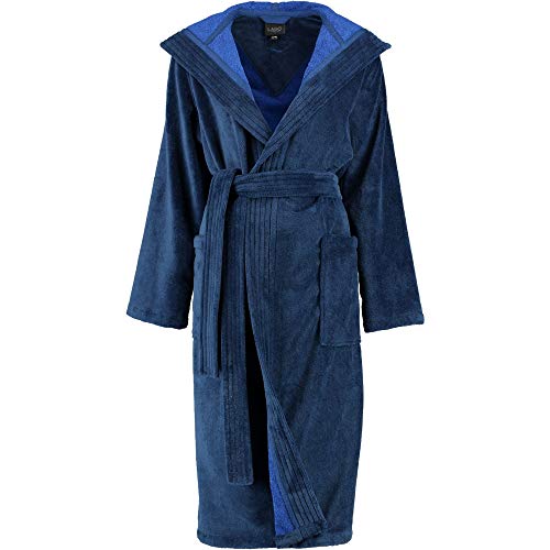 LAGO Bademantel Damen Kapuze 802 Graphit - 73 L von LAGO