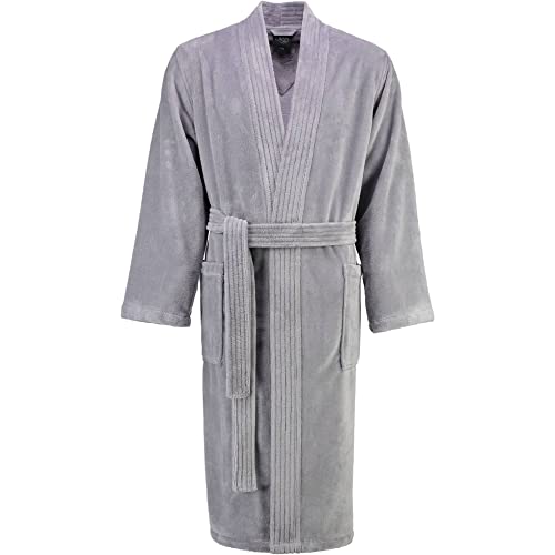 LAGO Bademantel Herren Kimono 800 Graphit - 73 L von LAGO