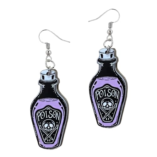 Halloween-Ohrringe für Frauen – gruseliger Halloween-Schmuck – Mittelfinger-Ohrringe – Giftschmuck von LAIBUY