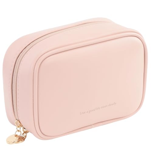 Kleine Make-up-Tasche für Geldbörse, Reise-Kosmetiktasche, Organizer für Damen, niedliche Make-up-Tasche, wasserdichte Kulturtasche mit Reißverschluss, tragbare Make-up-Tasche, Hautpflege-Tasche für Kleine Make-up-Tasche für Geldbörse, Reise-Kosmetiktasche, Organizer für Damen, niedliche Make-up-Tasche, wasserdichte Kulturtasche mit Reißverschluss, tragbare Make-up-Tasche, Hautpflege-Tasche für von LAIBUY