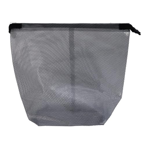 LAIBUY 1 x wasserdichte Aufbewahrungstasche für das Schwimmbad, große Kapazität, Kordelzug, Outdoor-Kulturbeutel für Herren und Damen (grau, 33,5 x 15,5 x 27,5 cm) von LAIBUY