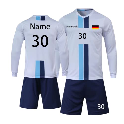 LAIFU Benutzerdefiniert Fussball Trikot Kinder Set und Erwachsene Set Personifizieren Name Nummer Mannschaft Fussball Trikots Herren und Frauen von LAIFU